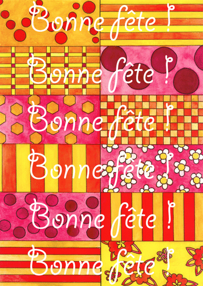 Bonne fete scrapbooking
